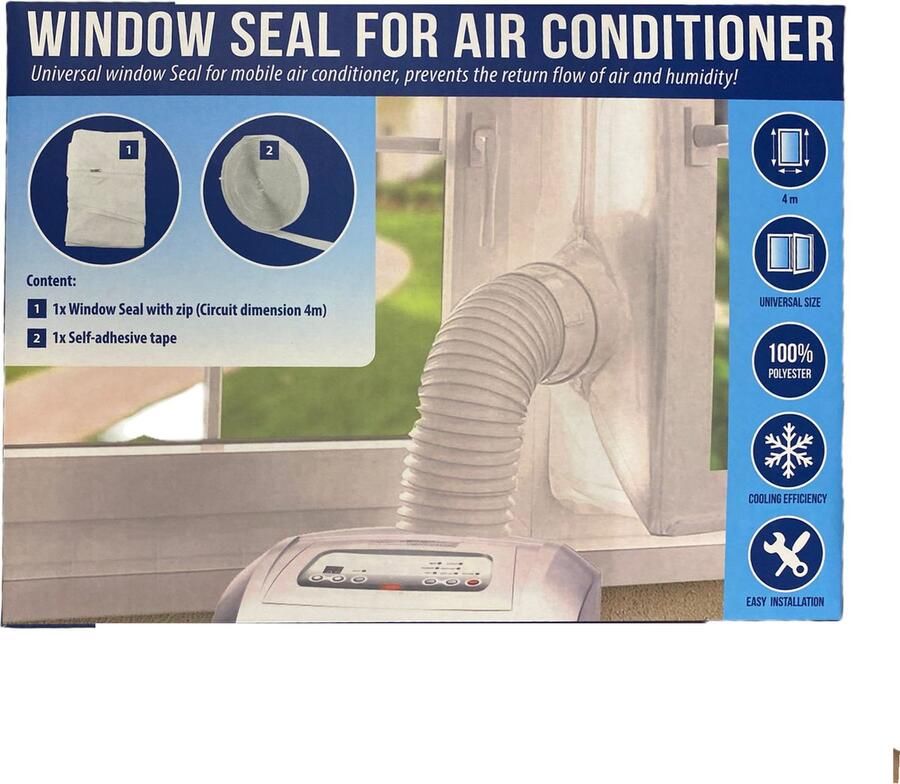 Bolan Home Fashion Raamafdichting voor airconditioner 4 meter universeel Airco Zomer Hitte Afkoelen Gratis Verzenden