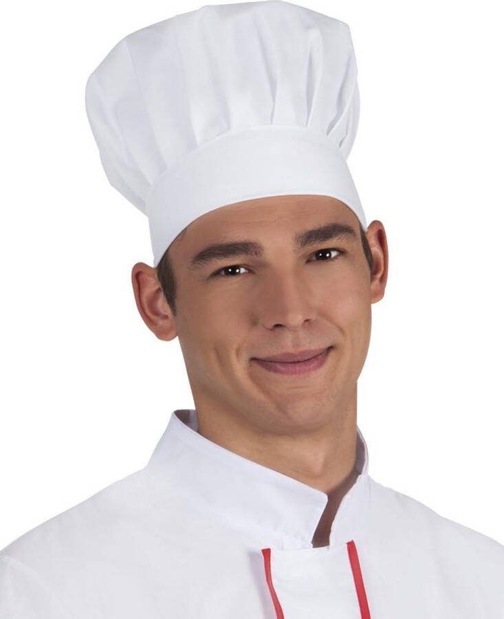 Boland 24 stuks: Koksmuts Top chef Wit