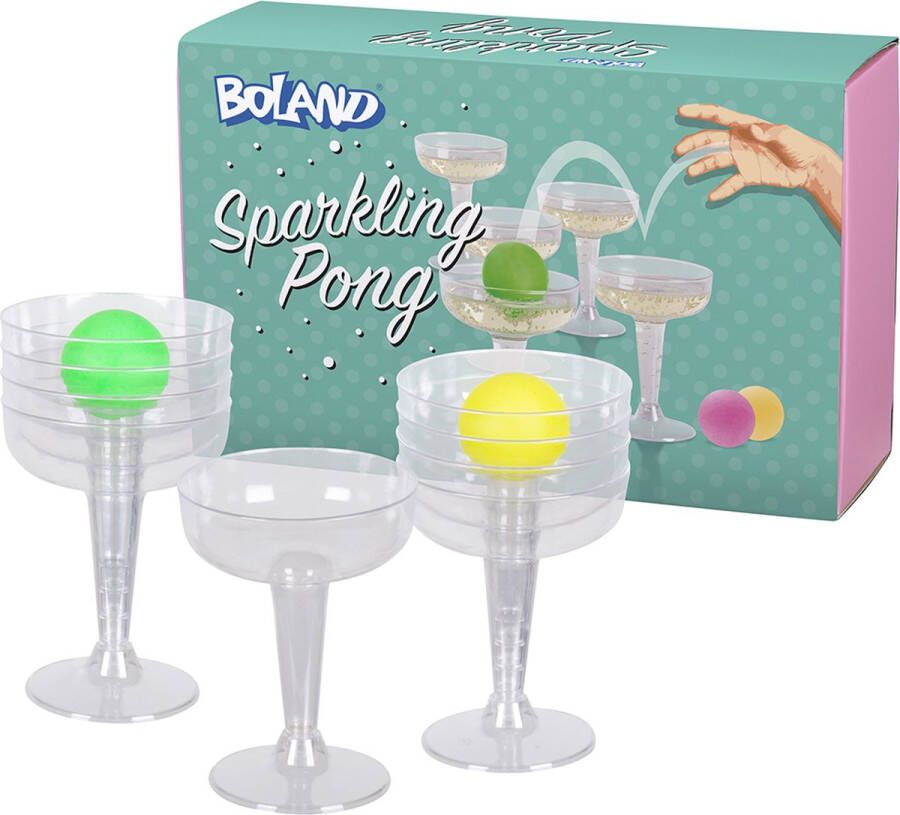 Boland Drankspel Sparkling Pong Unisex 2-delig