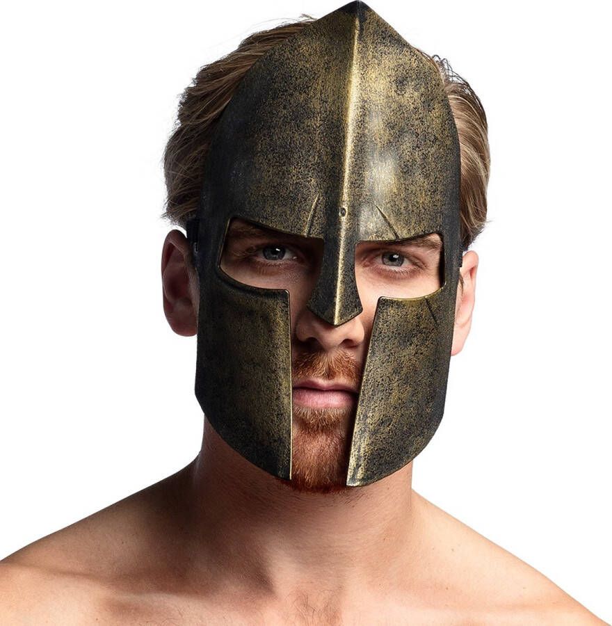 Boland Gezichtsmasker Spartaan Volwassenen Gladiator Griekse en Romeinse Oudheid