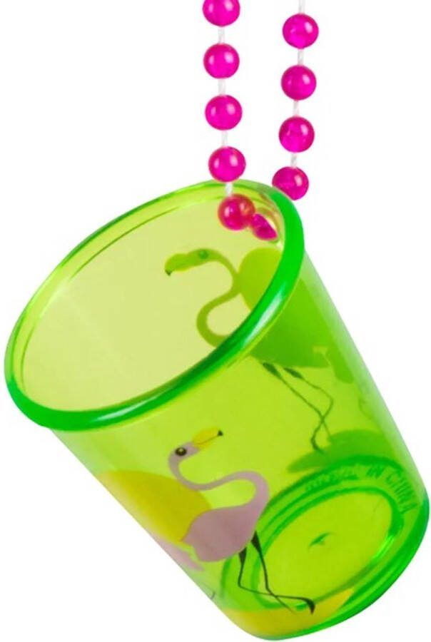 Boland Ketting Shotglas Hawaï Unisex 6 Cm Groen
