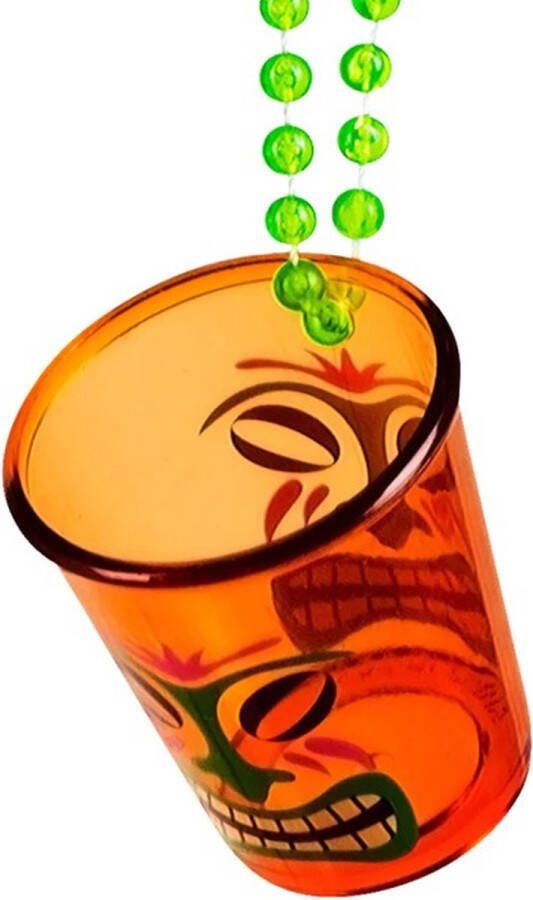 Boland Ketting Shotglas Hawaï Unisex 6 Cm Oranje