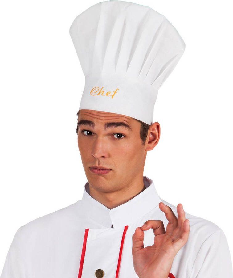 Boland Koksmuts 'Chef' 57-61 Volwassenen Mannen