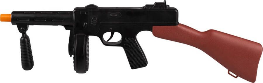 Boland Tommy gun (49 cm) Pistool revolver Politie en Boeven- Militairen en Leger Carnaval Themafeest
