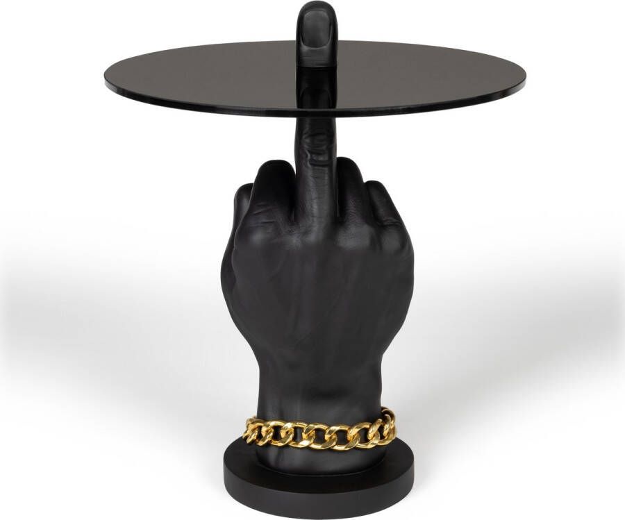 Bold Monkey Fother Mucker Bijzettafel Zwart