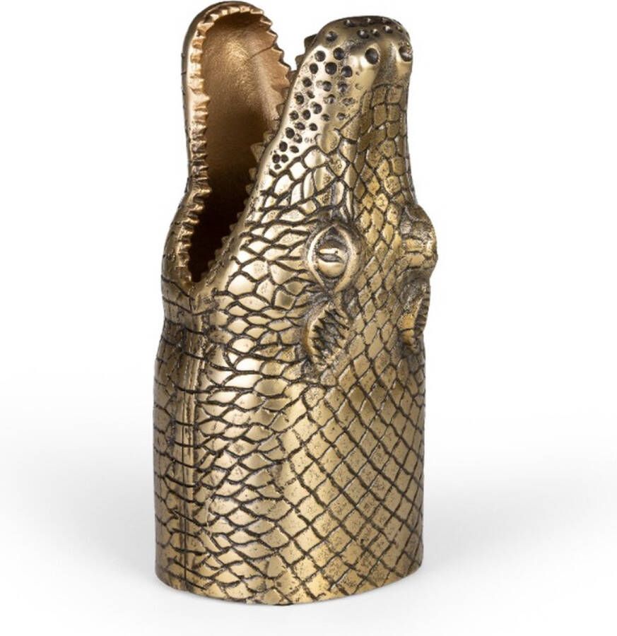 Bold Monkey See You Later Alligator vaas Goud