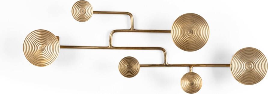 Bold Monkey Wall Coat Rack Hypnotising Brass