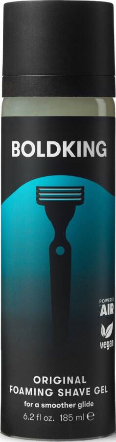 Boldking Bolding Original Shaving Gel Scheerschuim Heren Scheergel Scheren Mannen & Vrouwen 185ml