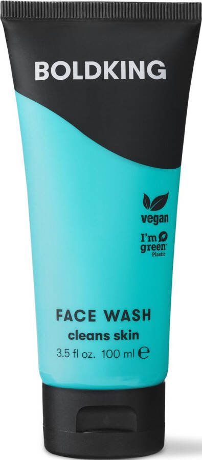 Boldking Face Wash Gezichtsreiniger voor mannen Alle huidtypes 100ml