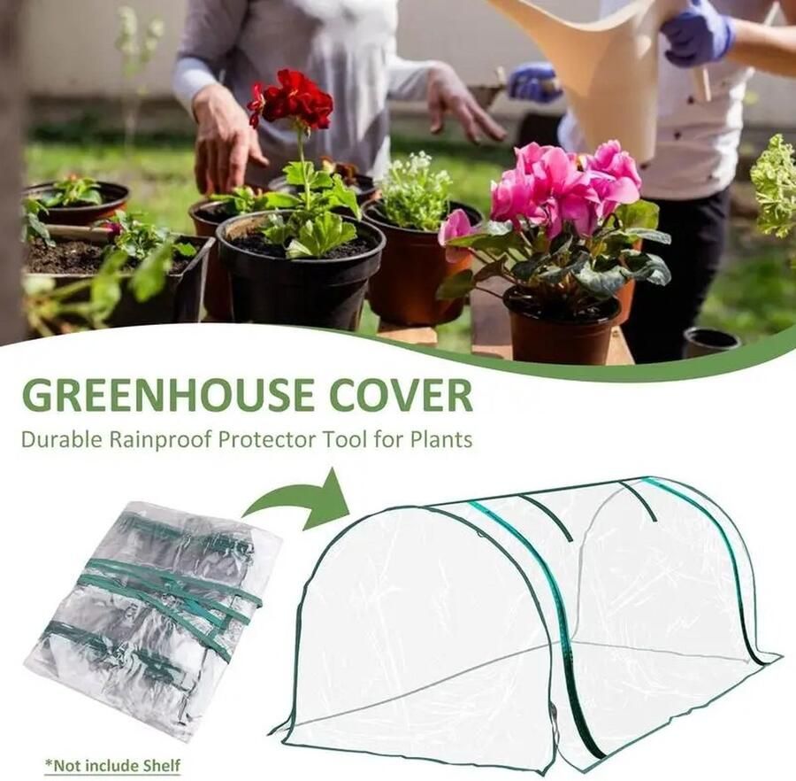 Bolifybuy Tuin kas Kweekbak Growth plants 60x130