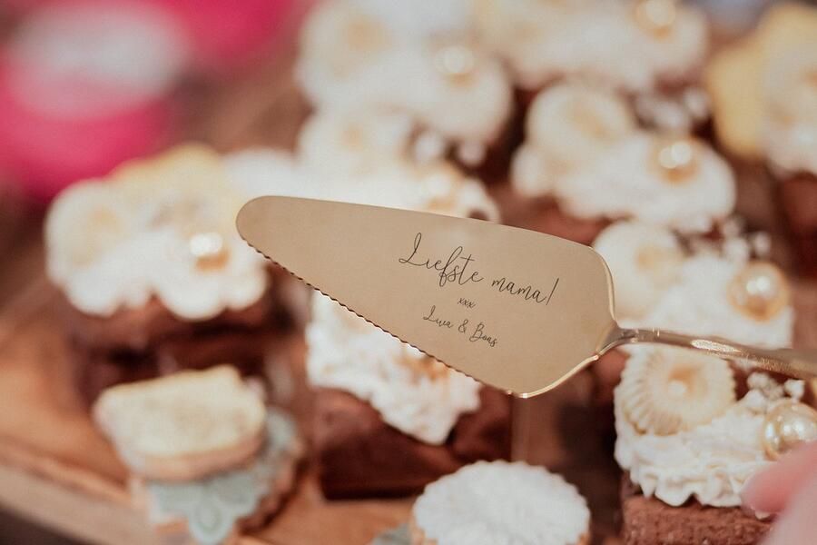 BolleToet taartschep moederdag gepersonaliseerd taart decoratie verjaardag jubileum