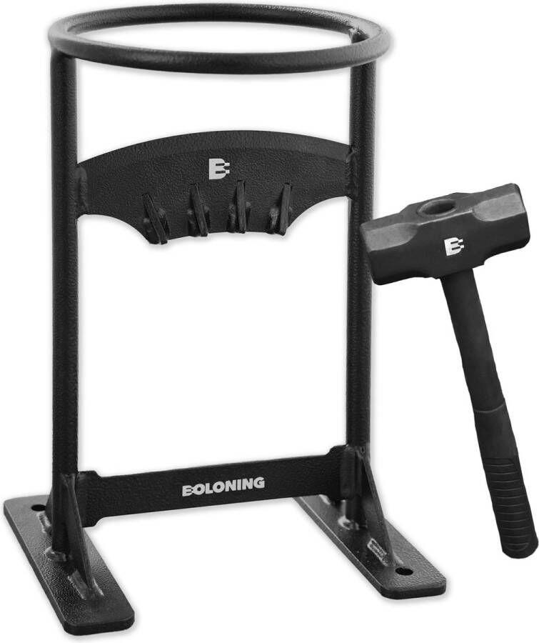 Boloning Houtklover met Hamer- Houtsplijter Houtklover voor aanmaakhout Houtkliever Hout klover Houtklover muur Kloofmachine Kloofwig Splijtwig Houtklover manueel