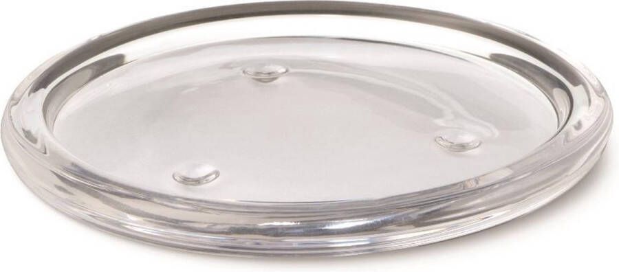 Bolsius 3 stuks Kandelaar glas rond 11cm helder
