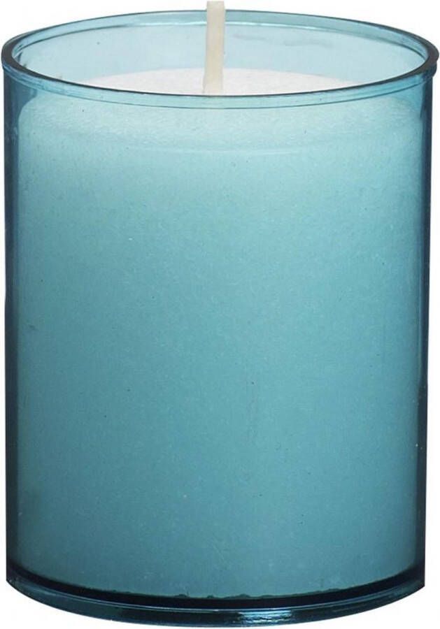 Bolsius Kandelaar Navulling Refill 64 52 tray 20 aqua blauw