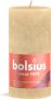 Bolsius Rustiek stompkaars shine 130 x 68 mm Oat beige kaars - Thumbnail 1