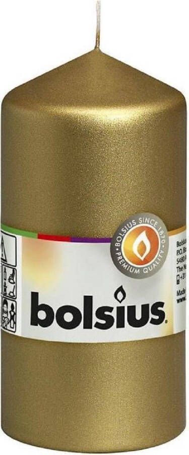 Bolsius Stompkaars -120 60 Goud per 2 stuks