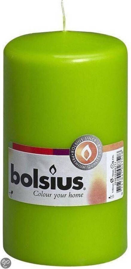 Bolsius Stompkaars 130 70 Lime (doos 8 stuks)