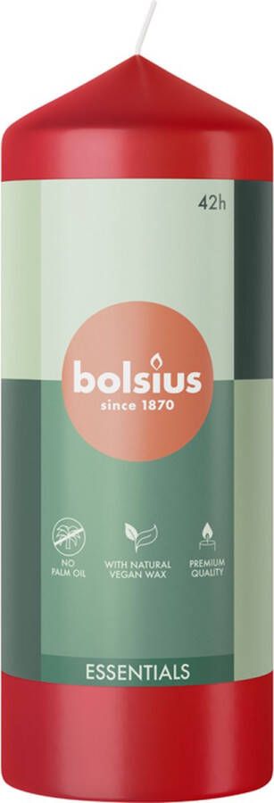 Bolsius Essentials Stompkaars 150 58 Delicate Red
