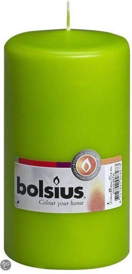 Bolsius Stompkaars 150 80 Lime (doos 8 stuks)