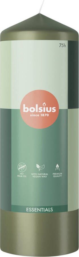 Bolsius Essentials Stompkaars 200 68 Fresh Olive