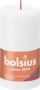 Bolsius shine rustiekkaars 130 68 cloudy white - Thumbnail 1
