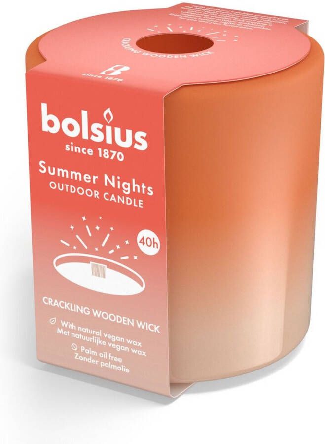 Bolsius Buitenkaars 'Summer Nights' (40 branduren)