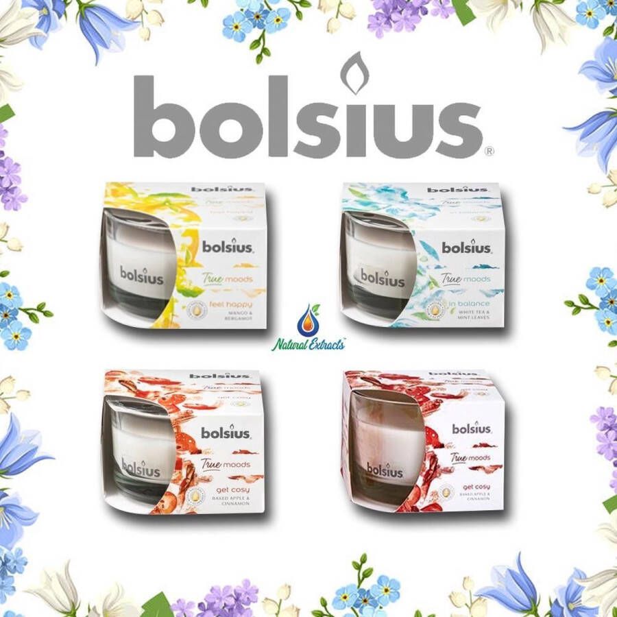 Bolsius True Moods Geurkaarsen 4 x 14 uur Proefpakket