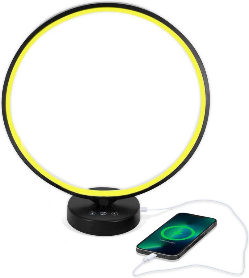 Bolt Electronics Bolt Electronics Tafellamp – Moodlamp – Lichttherapielamp Moodlight – Daglichtlamp – Wit licht – Zwart
