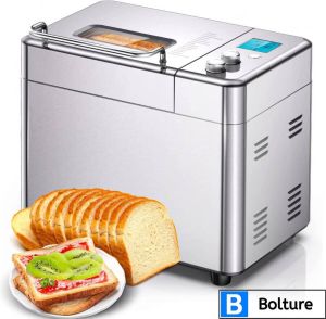Bolture Broodbakmachine Broodmachine 1000g 600W Zwart
