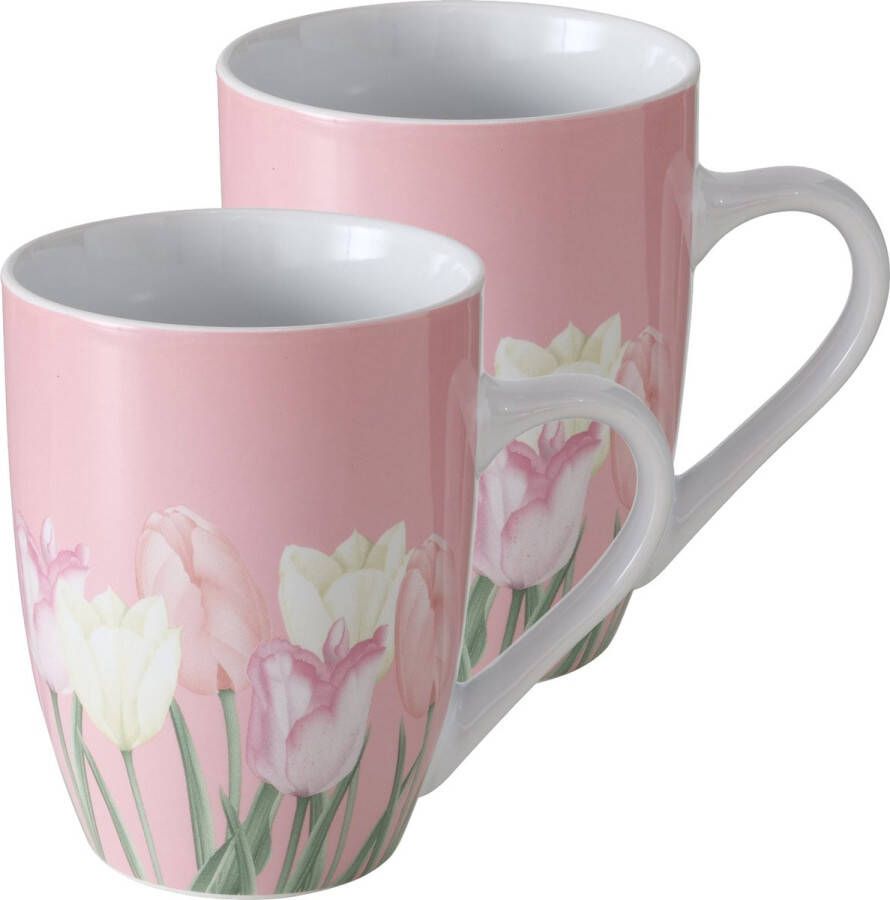 Boltze Mok Tulipa roze set van 2
