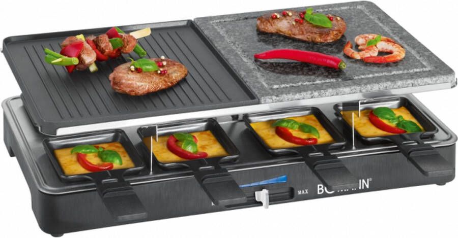 Bomann RG 2279 CB 2in1 Raclette-Grill 1200-1400W