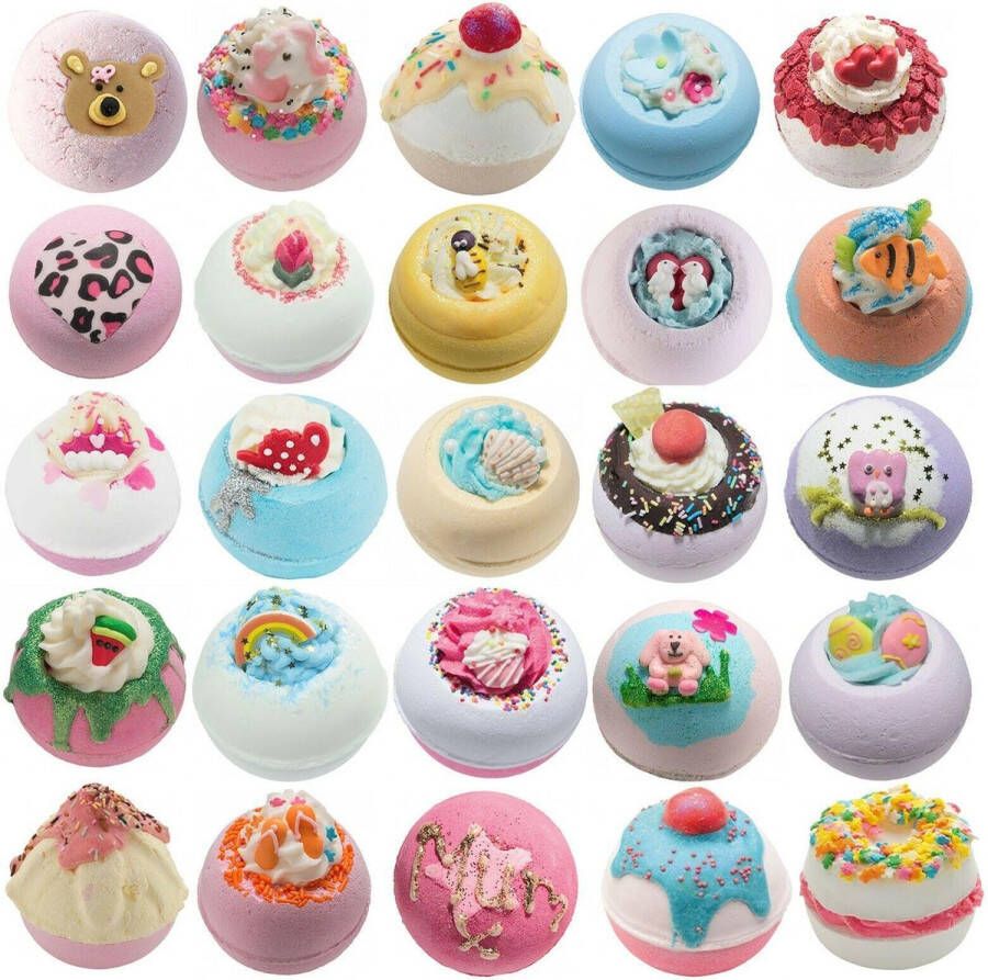 Bomb Cosmetics Bath Blaster doosje met drie verschillende bruisballen