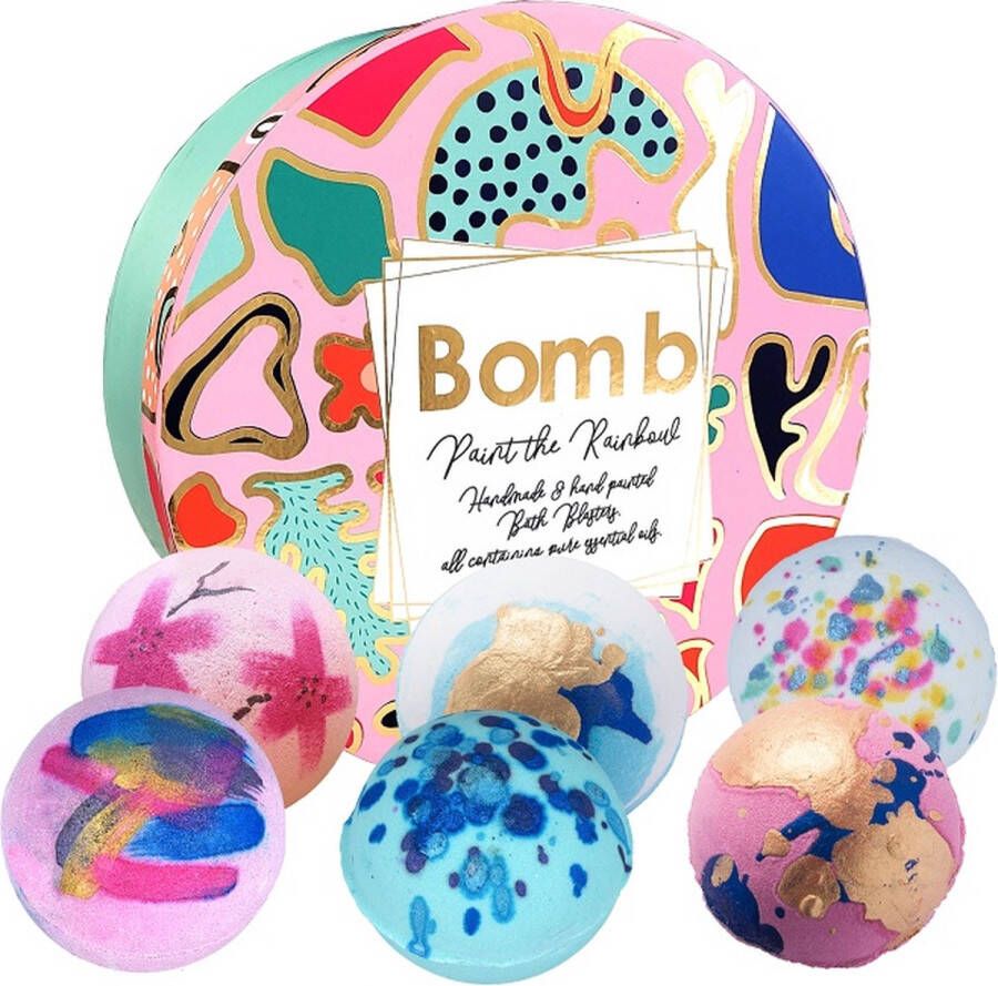 Bomb Cosmetics Paint the Rainbow Giftpack Bath Blaster Bruisbal Cadeauverpakking met bad verzorgingsproducten