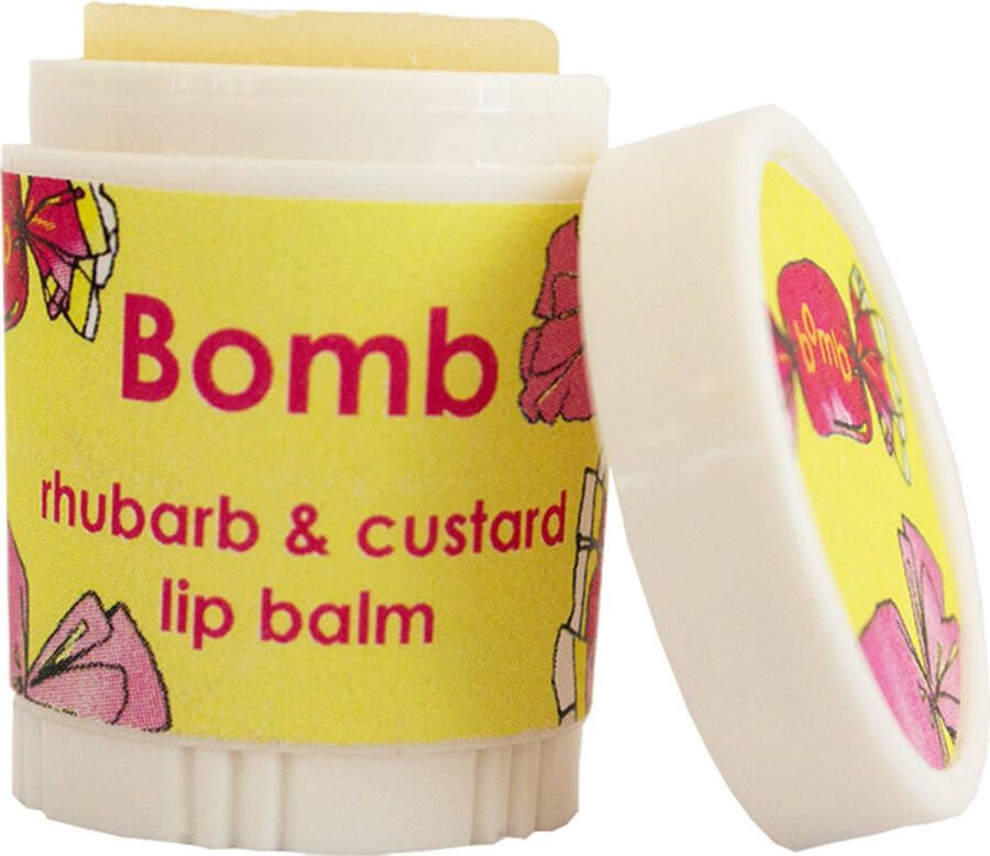 Bomb Cosmetics Rhubarb & Custard Lip balm