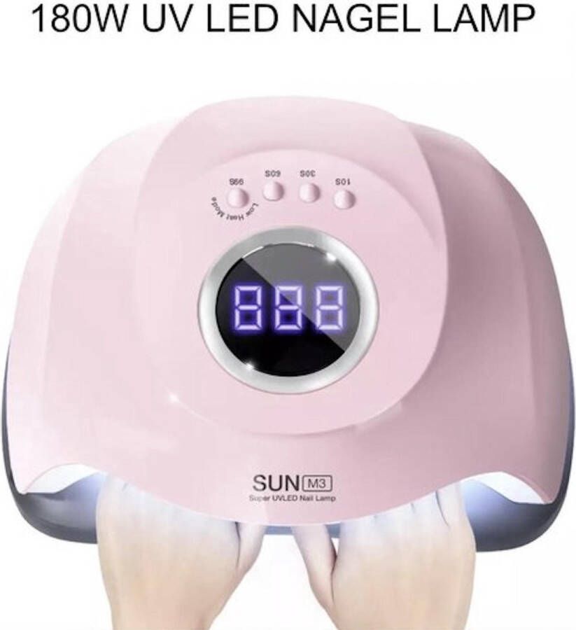 Bomba Nails UV LED Lamp Nagels 180W Nageldroger UV Lamp Gelnagels Nageldrogers 180 watt Nagellamp Gel Nagellak
