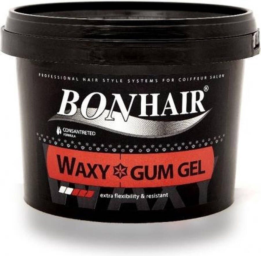 BON HAIR BonHair Wasachtige Gom Haargel Waxy Gum Hair Gel 750 ml