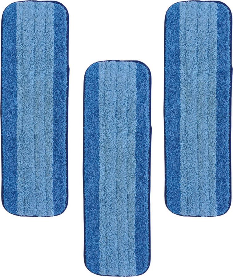 Bona Microfiber Cleaning Pad Microvezel Reinigingspad Vervangingsdoek 42 CM 500 x Wasbaar 3 Stuks