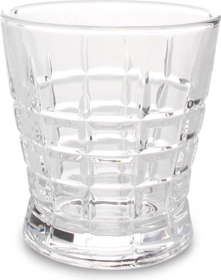 BonBistro Torso Rechthoekig Design Drinkglas 26 cl 6 stuks