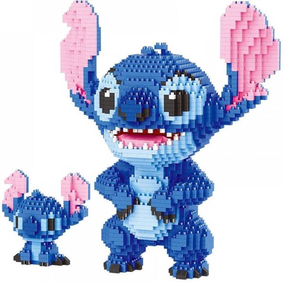 BonBonVibes Lillo & Stit bouwstenen constructie speelgoed Stit bouwstenen Stit -bouwplezier Stit 2300 stuks mini bouwplezier met Stit Speelgoedset stit 3d puzzel Lillo en Stit
