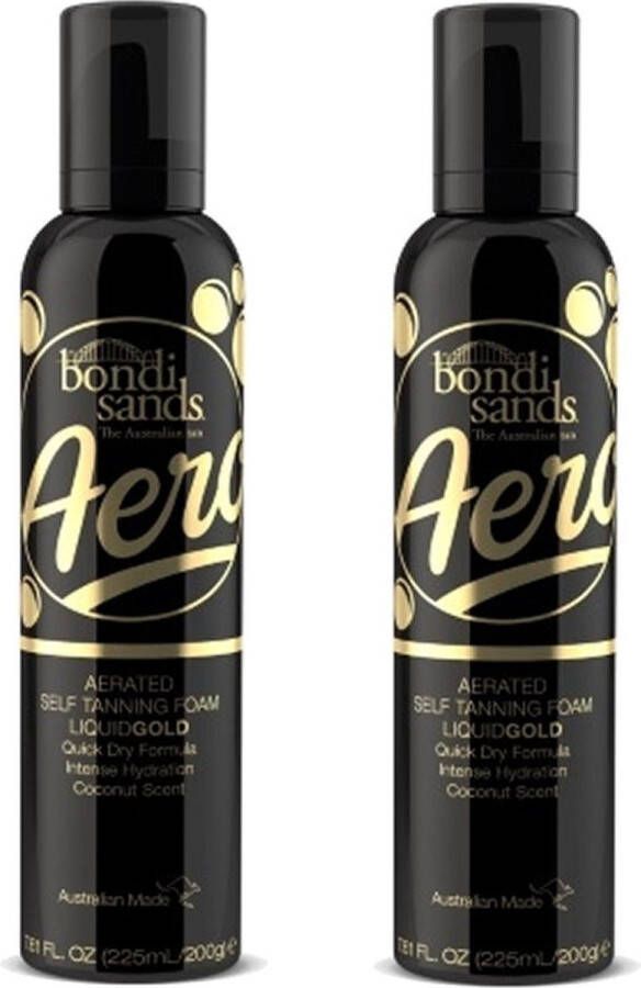 Bondi Sands Aero Self Tanning Foam Liquid Gold 2 pak