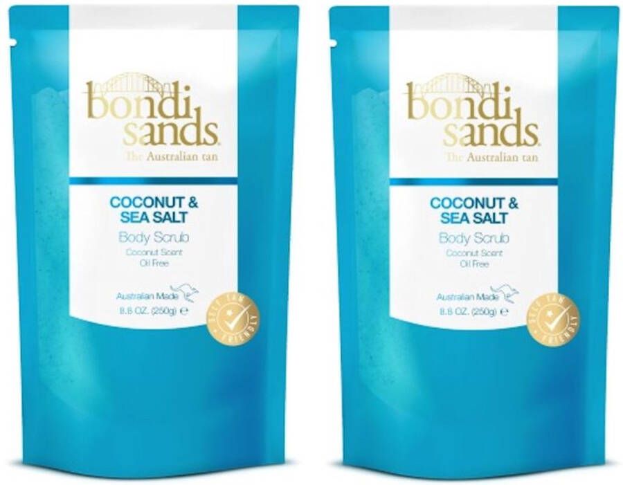 Bondi Sands Body Scrub Coconut & Sea Salt Coconut 2 Pak