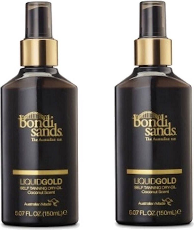 Bondi Sands Liquid Gold Self Tanning Dry-Oil 150ml 2 Pak