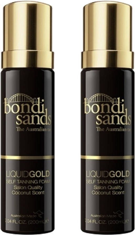 Bondi Sands Liquid Gold Self Tanning Foam 2 pak