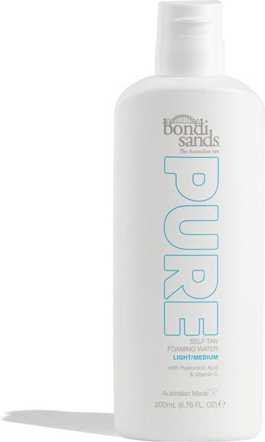 Bondi Sands Pure Self Tan Foaming Water Light Medium 200 ml