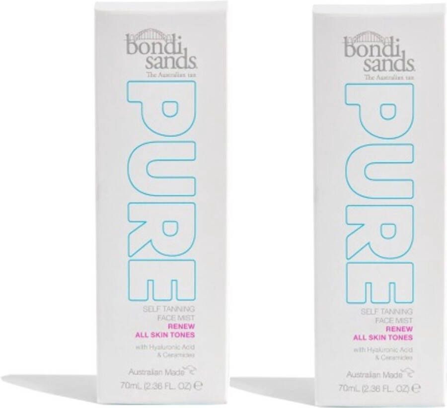 Bondi Sands Pure Self Tanning Face Mist Renew 2 Pak