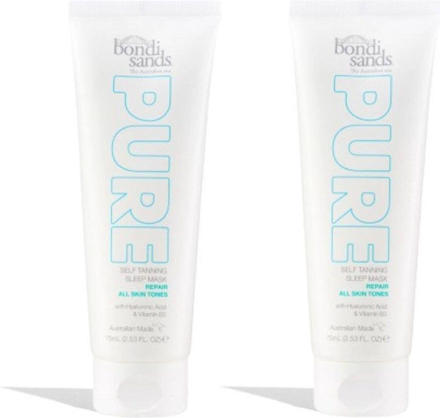 Bondi Sands Pure Self Tanning Sleep Mask Repair 2 Pak
