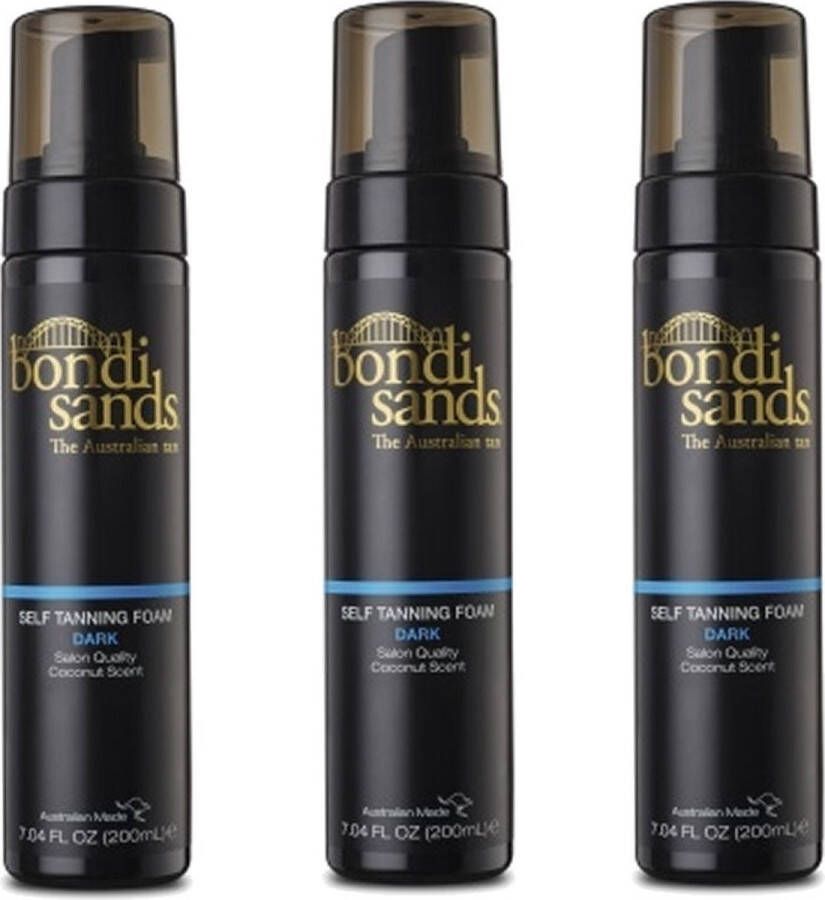 Bondi Sands Self Tanning Foam Dark 3 pak