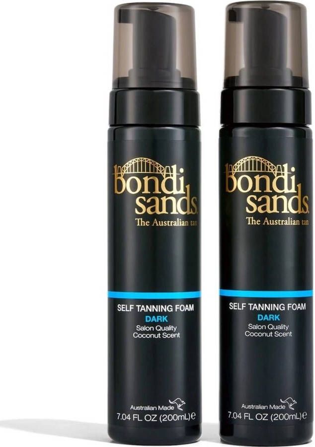 Bondi Sands Self Tanning Foam Dark Duo De ultieme zelfbruiner Set van 2 x 200 ml