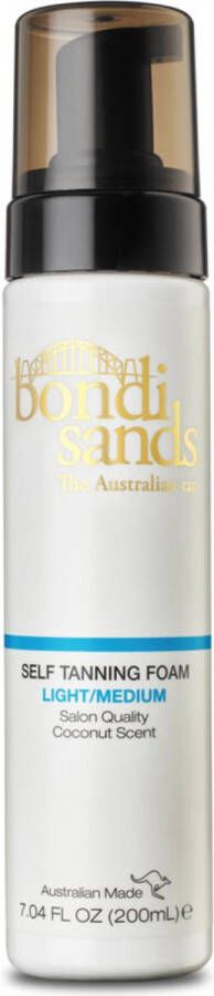 Bondi Sands Self Tanning Foam Light Medium 2x 200 ml Voordeelverpakking