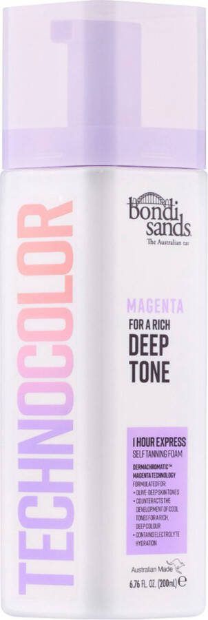 Bondi Sands Self Tanning Foam Technocolor 1 Hour Express Magenta